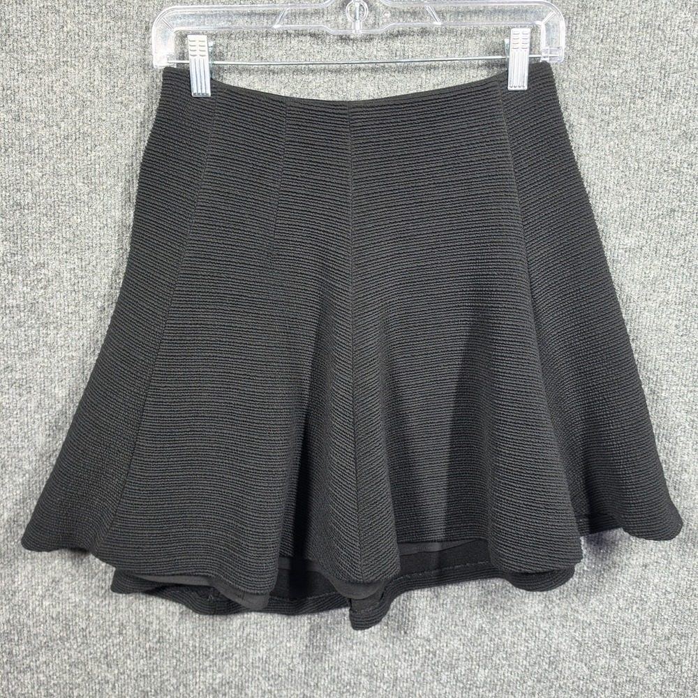 Alice Olivia Skirt Womens 2 Fit Flare Ribbed Mini Skater Skirt‎ Boho